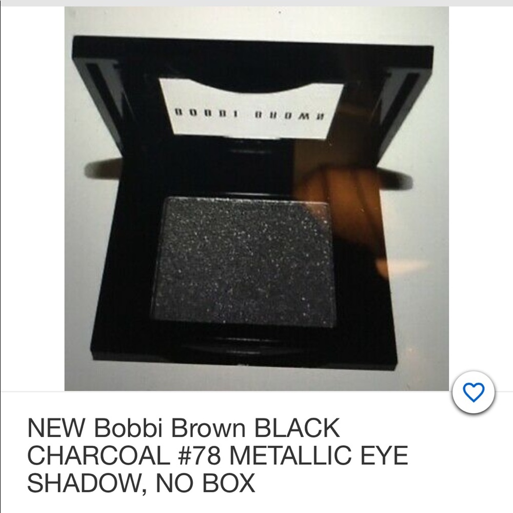 NWT Bobbi Brown metallic eye shadowblackcharcoal78